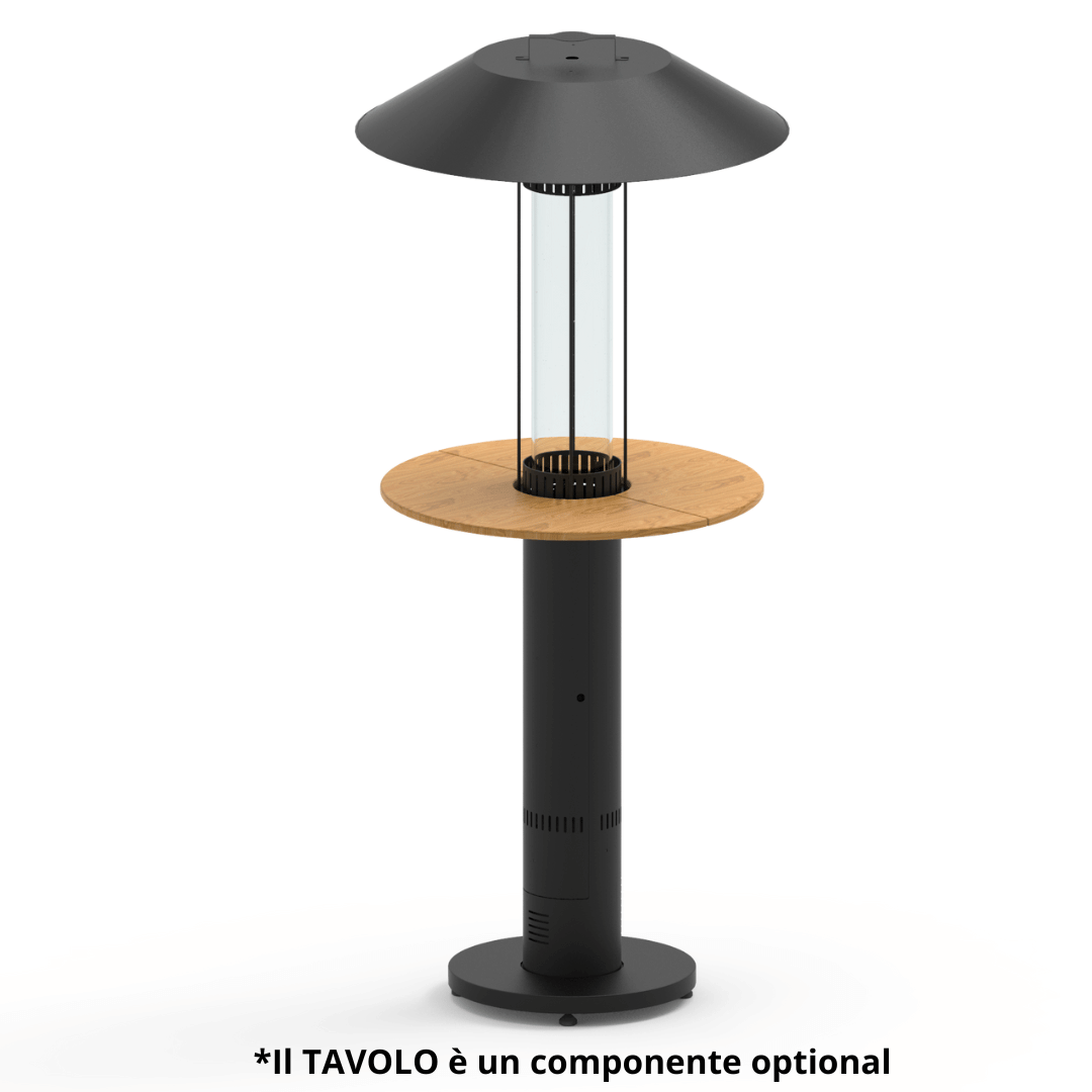 Romolo - Fungo riscaldante a pellet