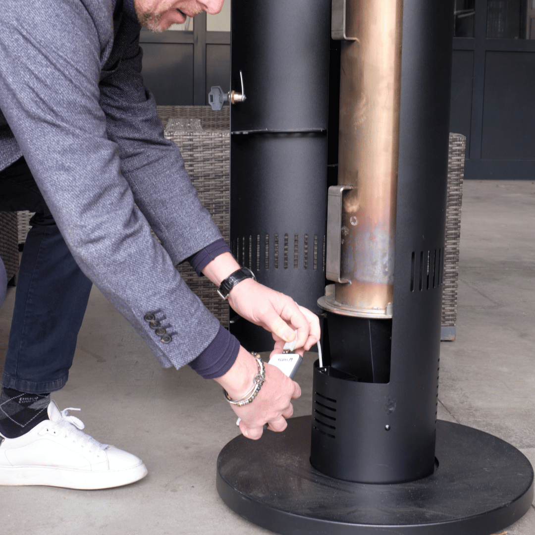 Romolo - Fungo riscaldante a pellet