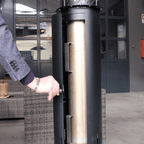 Romolo - Fungo riscaldante a pellet