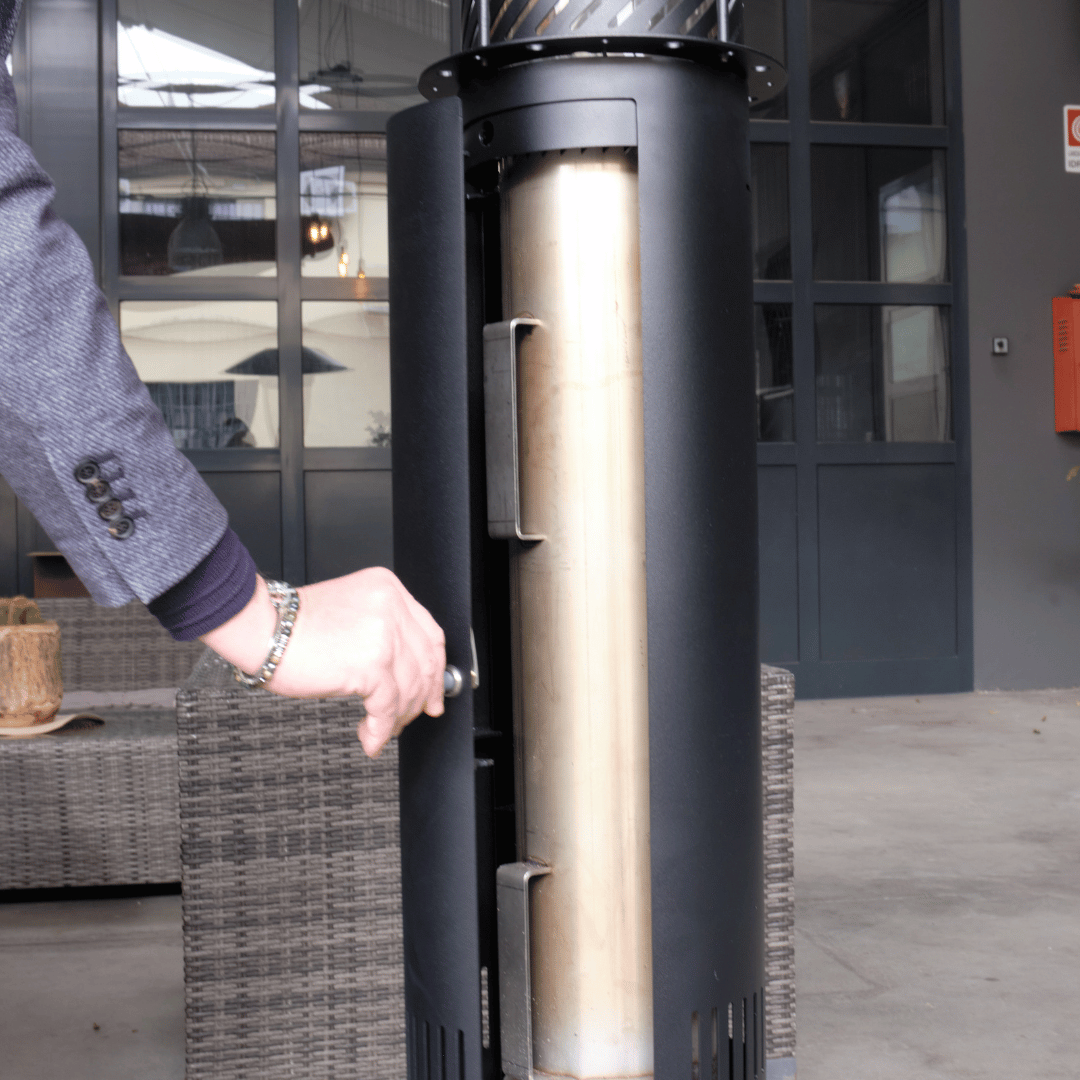 Romolo - Fungo riscaldante a pellet